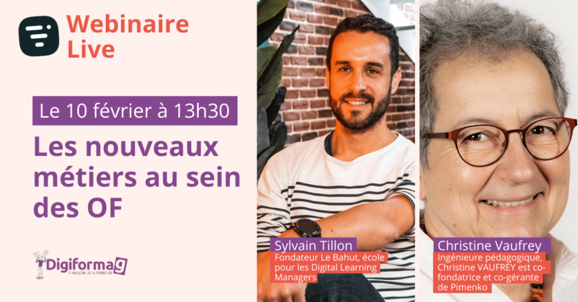Webinaire Les nouveaux métiers dans la formation pro