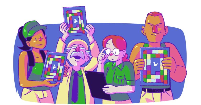 des aventuriers pendant un jeu de rôles