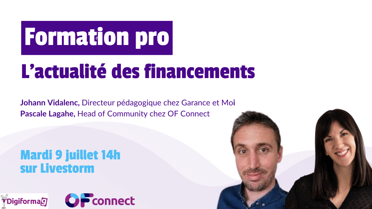 Webinaire L'actualité des financements de la formation pro